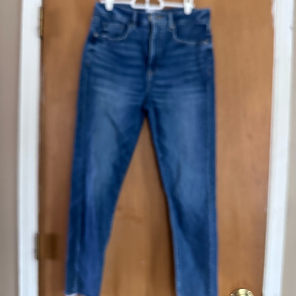 LOFT Dark Blue Ankle Jeans